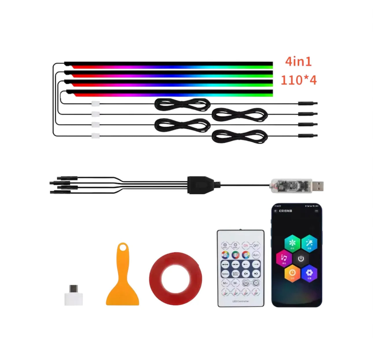LED-Innenraumbeleuchtung Ambientebeleuchtung