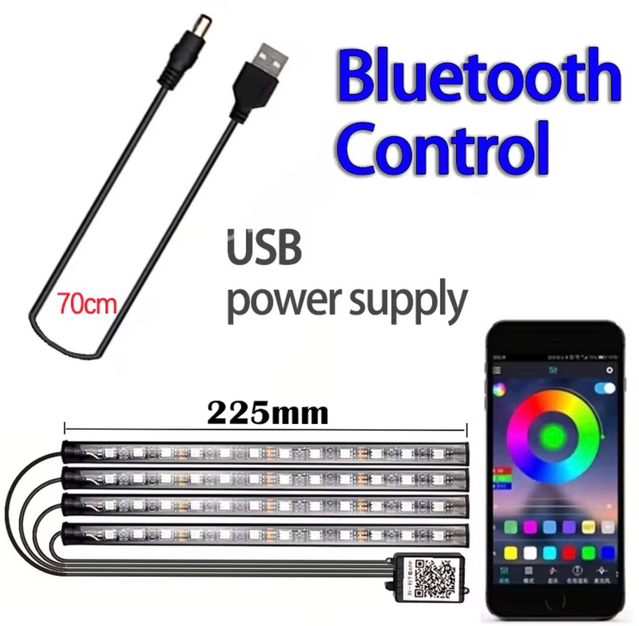 Fußraum LED Ambientebeleuchtung