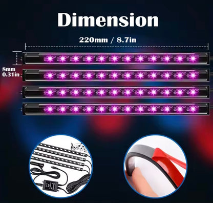 Fußraum LED Ambientebeleuchtung