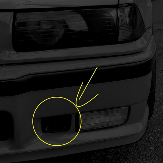 BMW E36 cooling duct / brake ventilation