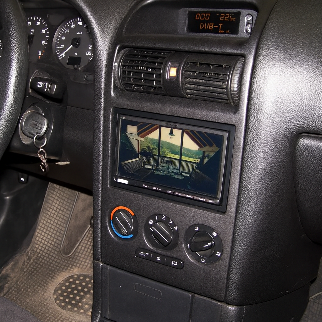 Opel Astra G double-DIN center console