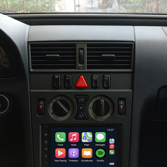 Mercedes Benz w202 Double-DIN Center Console