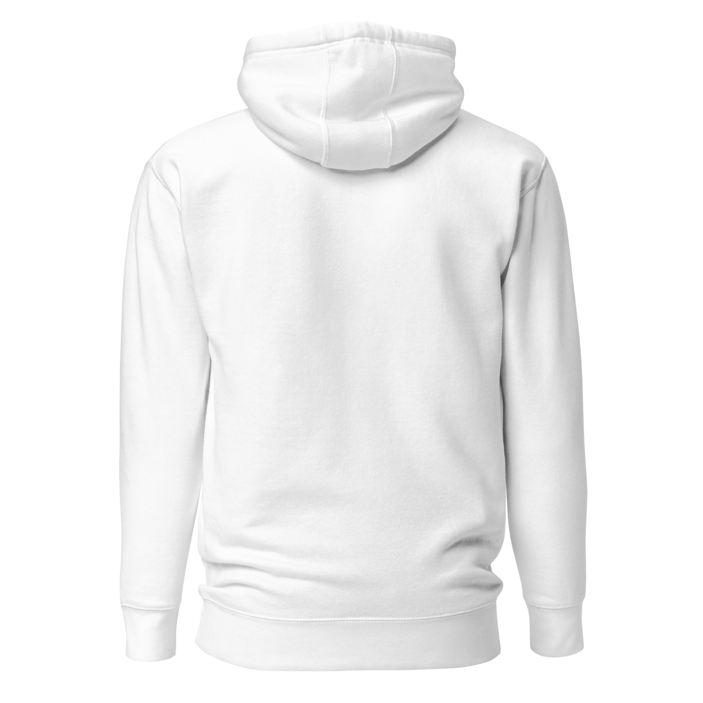 Unisex White Hoodie – Classic hooded sweatshirt for women &amp; men