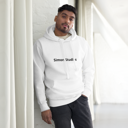 Unisex White Hoodie – Classic hooded sweatshirt for women &amp; men