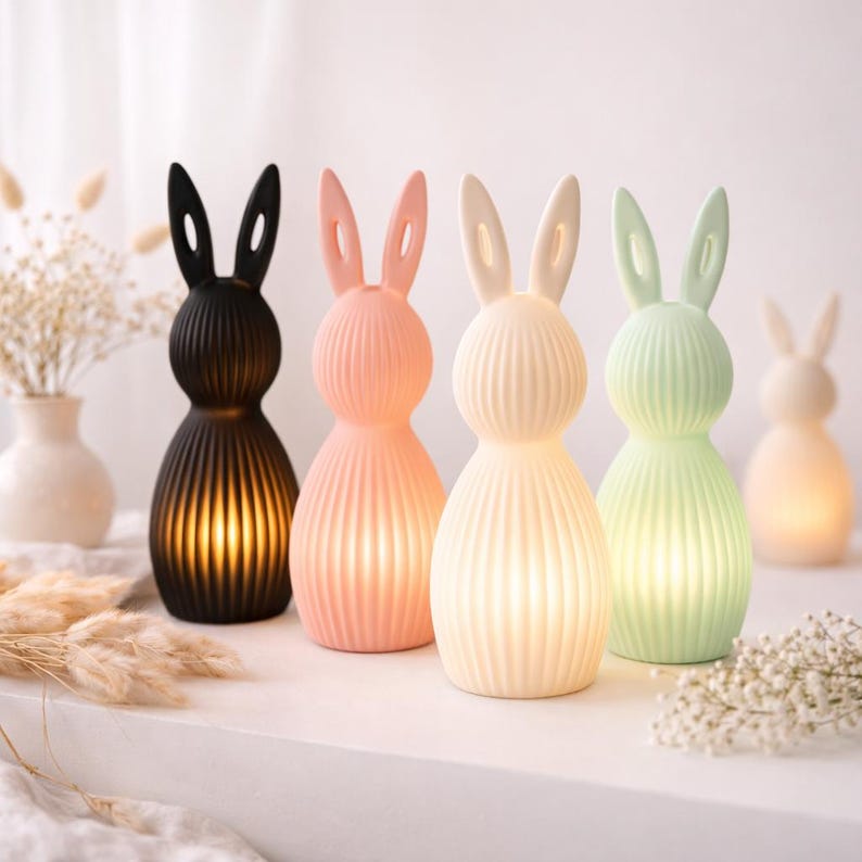 Beleuchteter Osterhase geriffelt