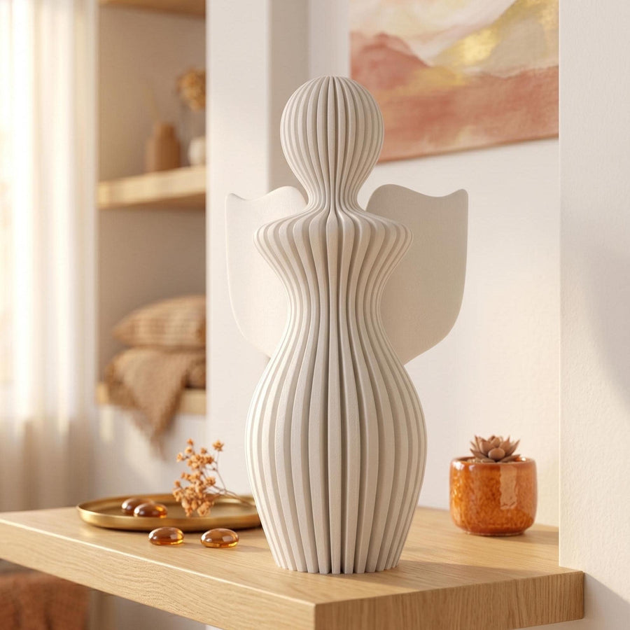 Moderne Engel Statue 3D-gedruckt