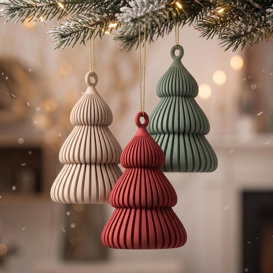 Weihnachtsbaumschmuck Mini Tannenbaum 3D-gedruckt