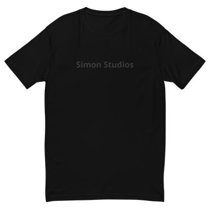 Men's Muscle Shirt – Fitted Fitness T-Shirt for Training &amp; Everyday Wear, Black