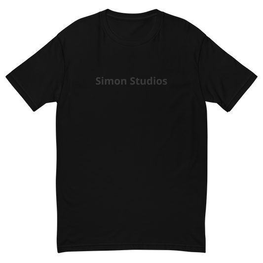 Men's Muscle Shirt – Fitted Fitness T-Shirt for Training &amp; Everyday Wear, Black