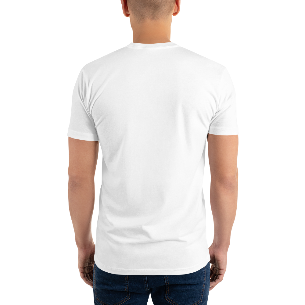 Men's Muscle Shirt – Fitted Fitness T-Shirt for Training &amp; Everyday Wear, White