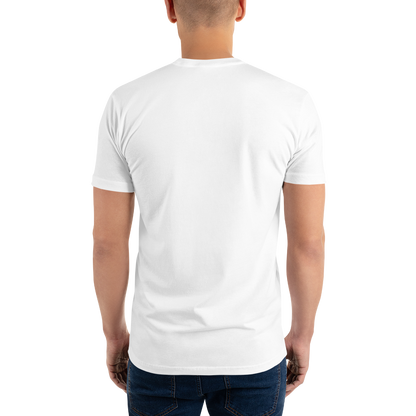 Men's Muscle Shirt – Fitted Fitness T-Shirt for Training &amp; Everyday Wear, White