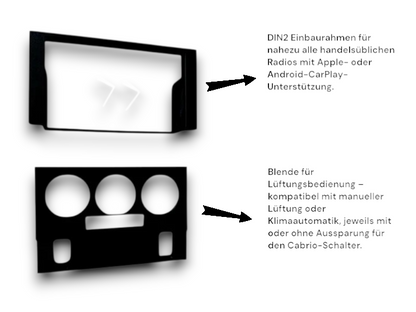 Opel Astra G Doppel-DIN Mittelkonsole