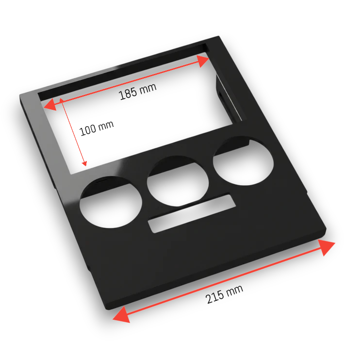 Opel Astra G double-DIN center console