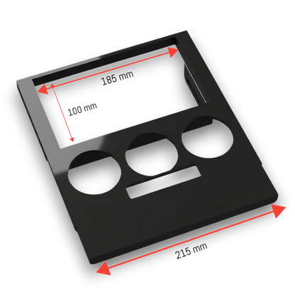 Opel Astra G double-DIN center console