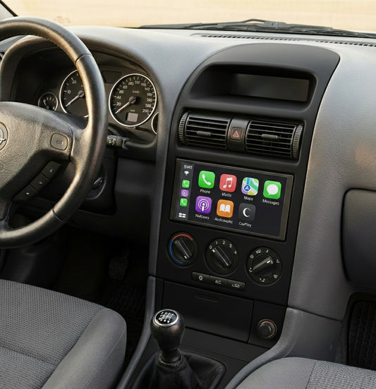 Opel Astra G double-DIN center console