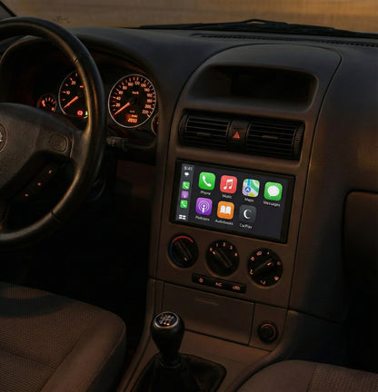 Opel Astra G double-DIN center console